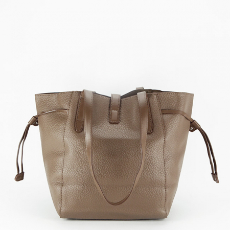 Geanta mare cu borseta detasabila 6806-2 13 Maro taupe [4]