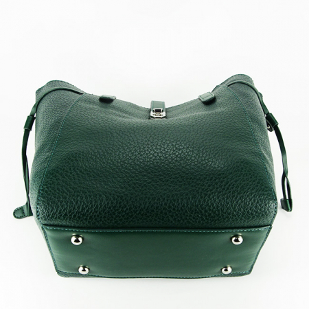 Geanta mare cu borseta detasabila 6806-2 13 Verde inchis [5]
