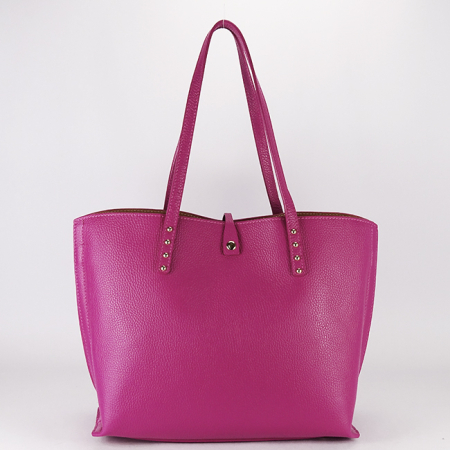 Geanta mare fucsia din piele naturala 1740 M8 [4]