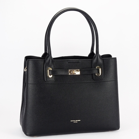 Noutati - Geanta mare neagra David Jones CM7744 12