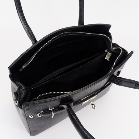 Geanta mare neagra din piele naturala 8901 128 [8]