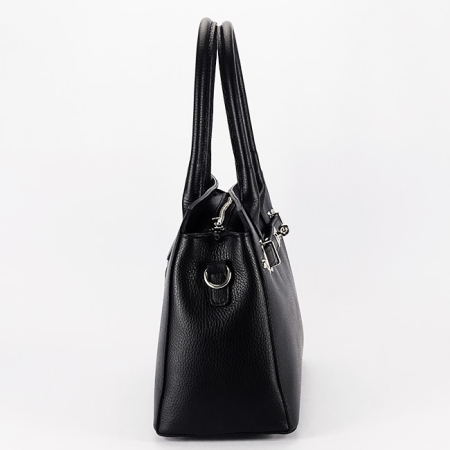 Geanta mare neagra din piele naturala 8901 128 [3]