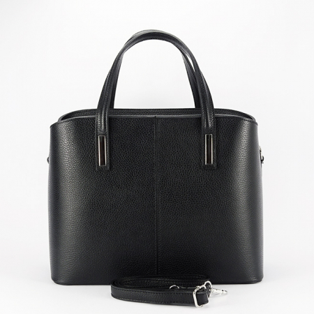Geanta mare neagra din piele naturala 8922 130 [3]