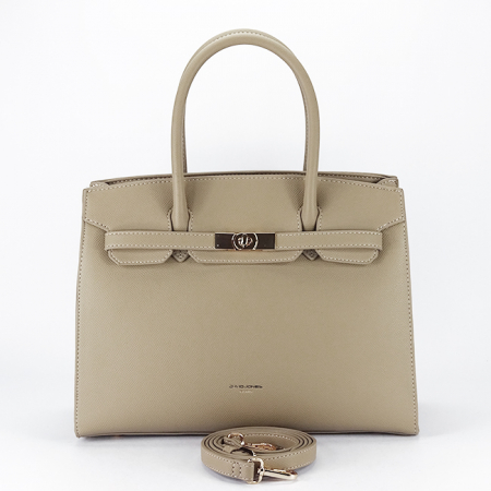 Geanta mare bej taupe David Jones CM7391 17 [4]