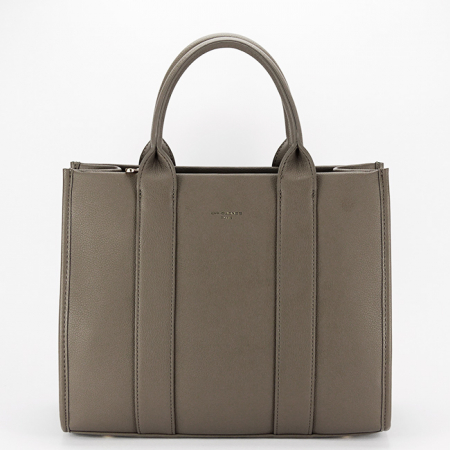 Noutati - Geanta mare taupe David Jones Paris CM7122 13