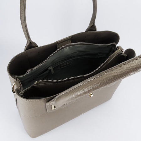 Geanta mare taupe deschis David Jones CM7744 12 [8]