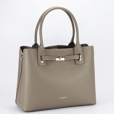 Noutati - Geanta mare taupe deschis David Jones CM7744 12