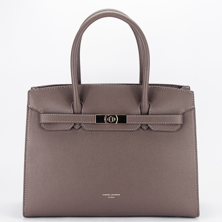Noutati - Geanta mare taupe inchis David Jones CM7391-1 17