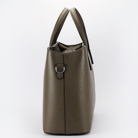 Geanta mare taupe inchis din piele naturala 8922 130 [3]