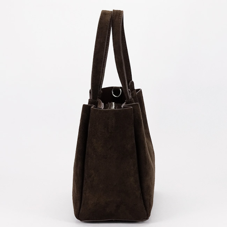 Geanta maro cafeniu din velur DIANA&CO DHJ929-2 M13 [3]