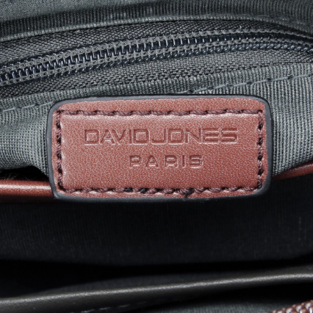 Geanta David Jones cu imprimeu logo CH21002 14 [10]