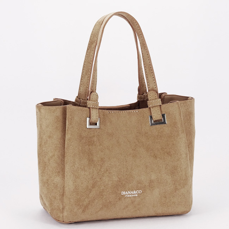 Geanta maro deschis din velur DIANA&CO DHJ929-2 M13 [2]