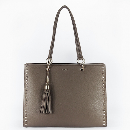 Noutati - Geanta maxi taupe Flora&Co Paris F7502 M3