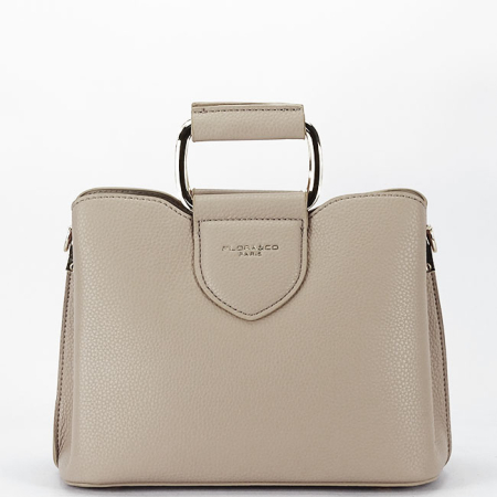 Genti si posete - Geanta medie bej FLORA&Co F6977 126