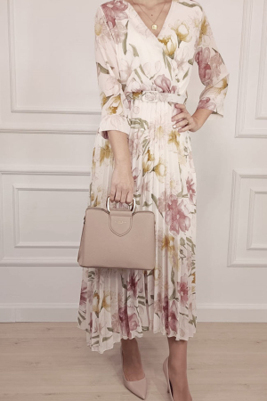 Geanta medie bej FLORA&Co F6977 126 [1]