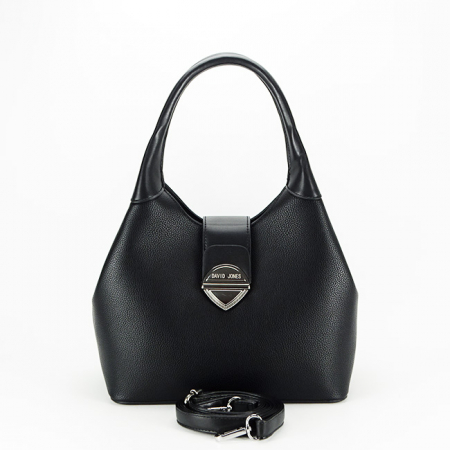 Geanta neagra medie David Jones 7058-2 11 [3]
