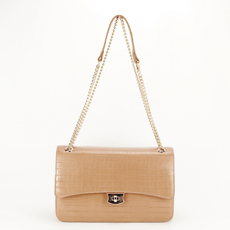 Geanta medie David Jones Paris 7002-2 15 Camel [4]