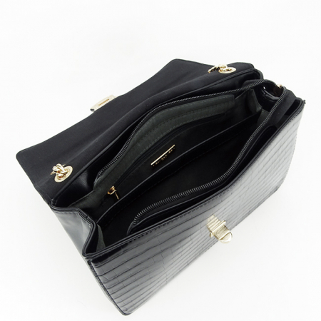 Geanta medie David Jones Paris 7002-2 15 Negru [7]