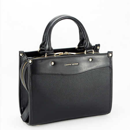 Geanta medie David Jones Paris 7007-4 12 Negru [2]