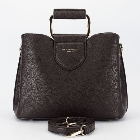 Geanta medie maro cafeniu FLORA&Co F6977 126 [7]