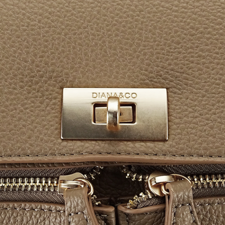 Geanta medie maro taupe Diana&CO DHJ823-2 17 [9]