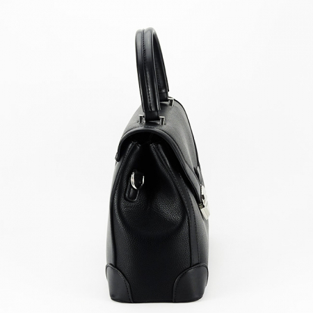 Geanta medie neagra David Jones 7058-1 11 [2]