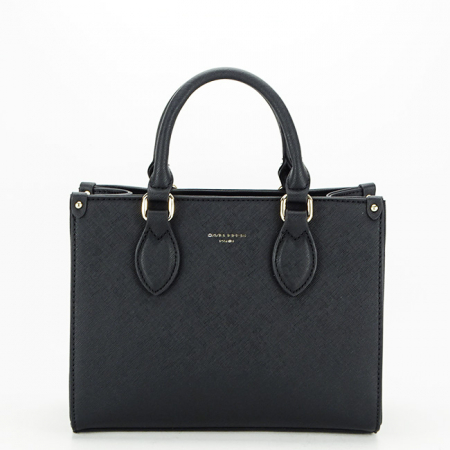Noutati - Geanta medie neagra David Jones CM7034 15