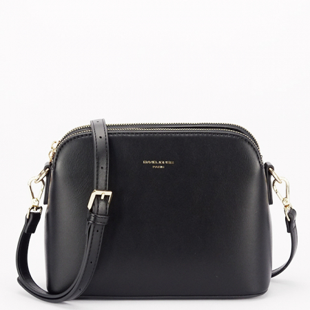 Noutati - Geanta medie neagra David Jones Paris CM6938 15