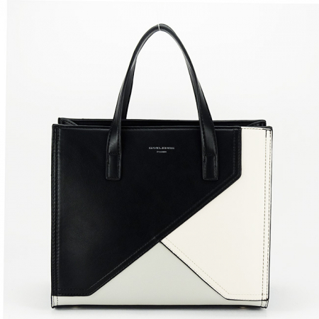 Noutati - Geanta medie neagra David Jones Paris CM6972 16