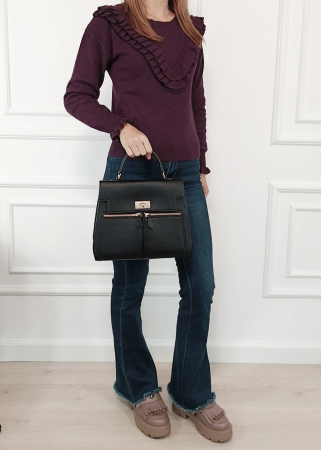 Geanta medie neagra Diana&CO DHJ823-2 17 [1]