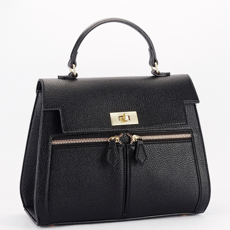 Noutati - Geanta medie neagra Diana&CO DHJ823-2 17