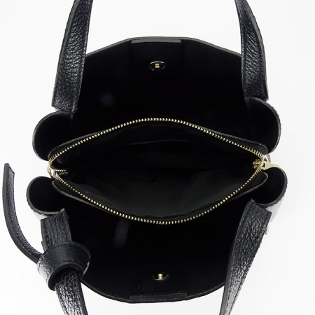 Geanta medie neagra din piele naturala 8905 128 [7]