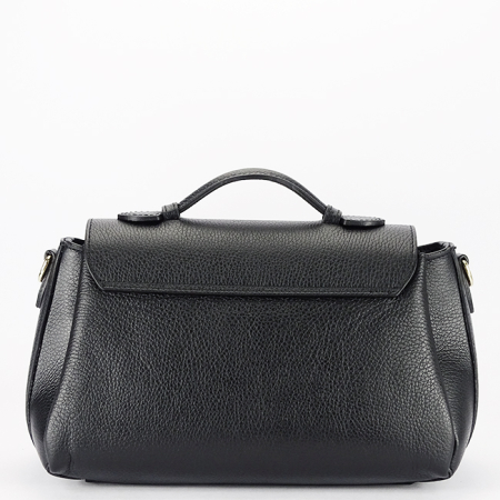 Geanta medie neagra din piele naturala 8910 126 [4]