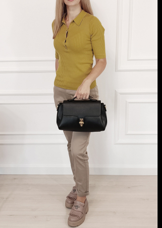 Geanta medie neagra din piele naturala 8910 126 [1]