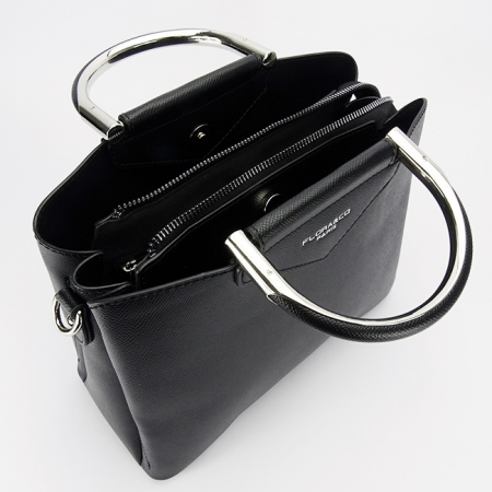 Geanta medie neagra FLORA&Co F8534 16 [7]