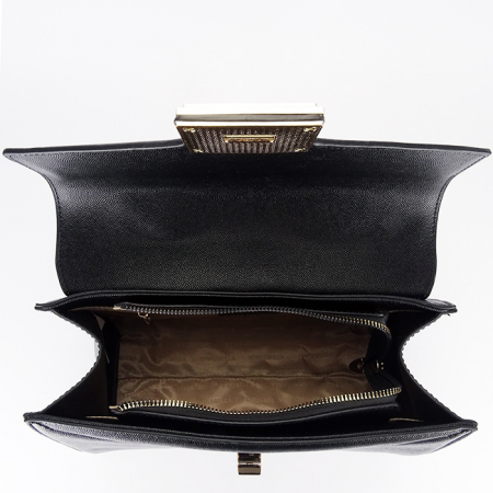 Geanta medie neagra Premium cu portofel CB2305-1 M6 [6]