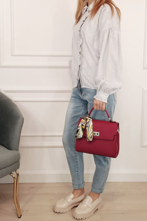 Geanta medie rosie  FLORA&Co F9001 14 [1]