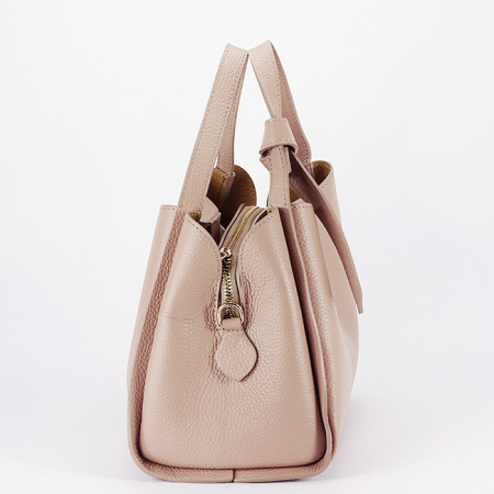 Geanta medie roz deschis din piele naturala 8905 128 [3]