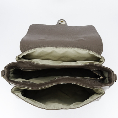 Geanta medie taupe din piele naturala 8910 126 [7]