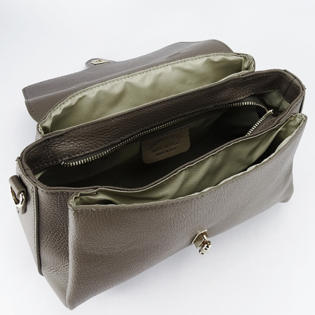 Geanta medie taupe din piele naturala 8910 126 [8]