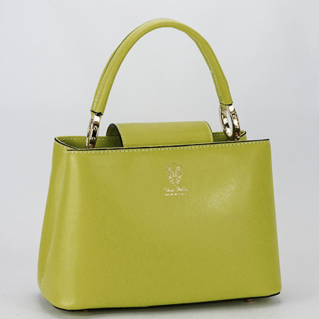 Geanta medie verde lime din piele naturala 8950 119 [3]