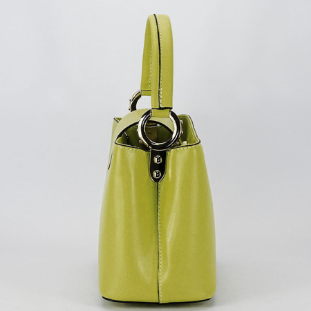 Geanta medie verde lime din piele naturala 8950 119 [2]