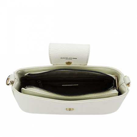 Geanta mica alba David Jones Paris CM6773A 14 [5]
