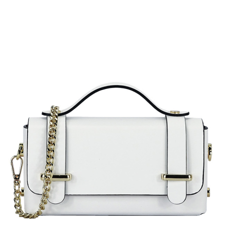 Accesorii - Geanta mica alba din piele naturala 1870 06