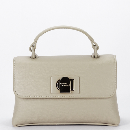 Noutati - Geanta mica bej David Jones CM7211H M4