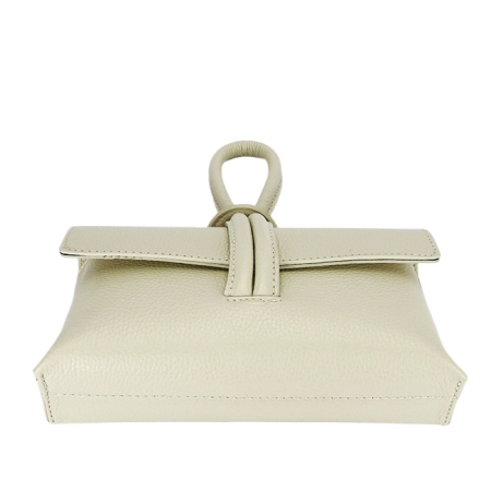 Geanta mica bej deschis din piele naturala 1732 123 [7]