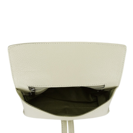 Geanta mica bej deschis din piele naturala 1732 123 [8]