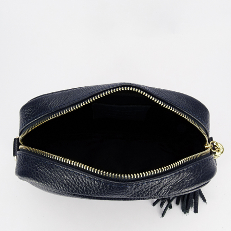 Geanta mica bleumarin din piele naturala 8957 124 [6]