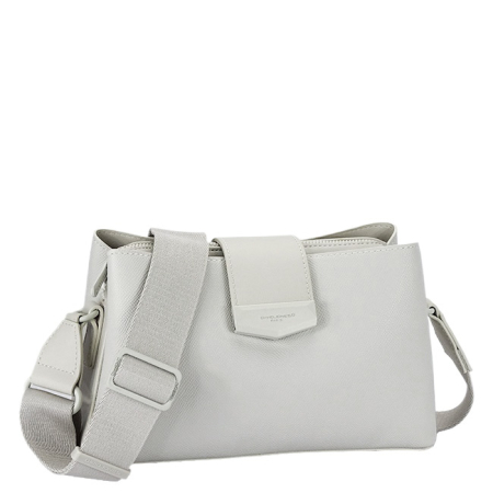 Accesorii - Geanta mica crem crossbody David Jones Paris CM8303 15