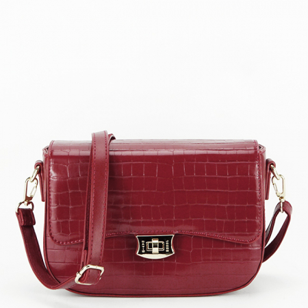 Genti mici - Geanta mica David Jones Paris 7002-1 14 Rosu bordo